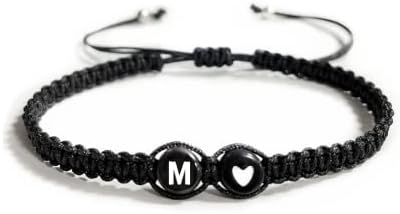 Heart Initial Bracelets
