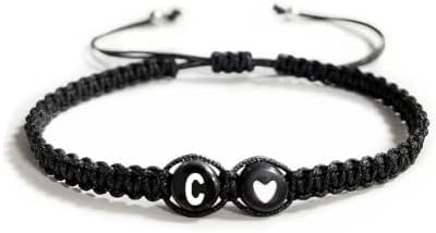 Heart Initial Bracelets